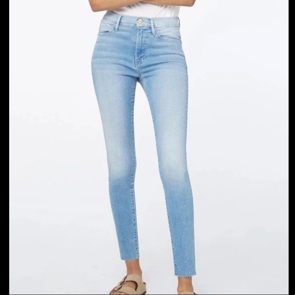 Frame Denim Denim - FRAME denim Le high skinny raw edge in Europa 27